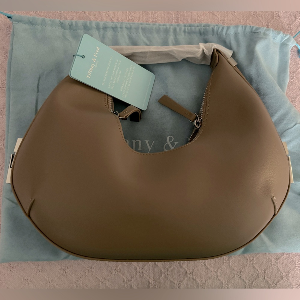 NWT Tiffany & Fred Khaki Bag